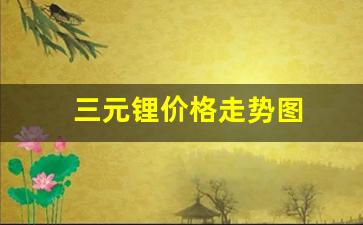 三元锂价格走势图(三元锂电股价)_https://www.wanyuyiyao.com_上交所_第1张
