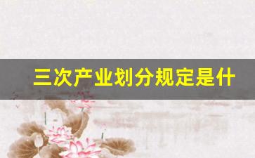 三次产业划分规定是什么(三次产业划分规定是什么意思)_https://www.jnskb.com_设计报价_第1张