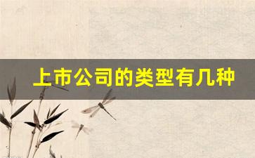 上市公司的类型有几种(上市公司分哪几类)_https://www.jumanxin.com_上交所_第1张