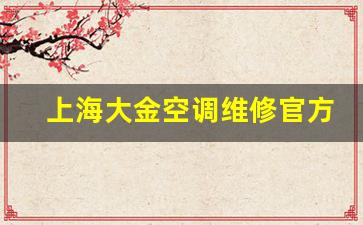 上海大金空调维修服务-上海大金空调维修官方