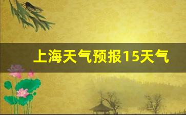 上海天气预报15天最新更新的_上海天气预报15天气准确最新