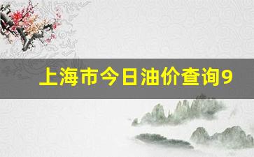 上海今天油价多少钱一升95-上海市今日油