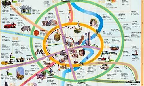 上海旅游路线图citywalk_上海旅游路线图手绘