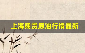 上海期货原油行情最新报价(上海原油期货交易)_https://www.jyywjc.com_股票_第1张