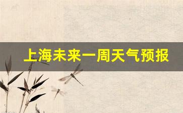 上海未来一周天气预报出炉了吗_上海未来一周的天气情况