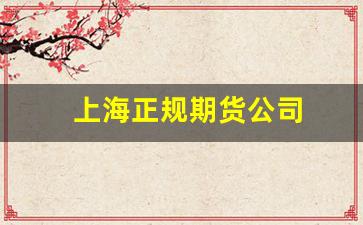 上海正规期货公司(上海正规的保安公司)_https://www.jumanxin.com_上交所_第1张