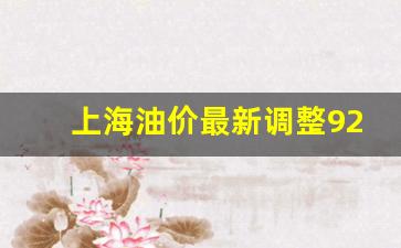 上海油价最新调整92号汽油最新价格-上海油价92号实时查询