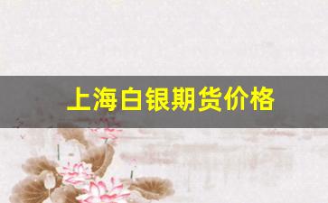上海白银期货价格(上海白银期货价格多少钱一克)_https://www.gfdzclz.com_深交所_第1张