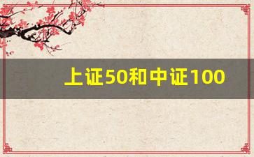 上证50和中证100哪个更好(上证50和中证500哪个好)_https://www.kairu168.com_上期所_第1张