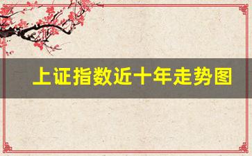 上证指数近十年走势图表(上证指数十年走势图2020)_https://www.shshucaipeisong.com_上交所_第1张