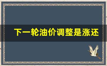 下一轮油价调整是涨还是跌今日油价-下一轮油价上涨了吗