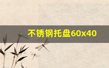 不锈钢托盘60x40cm(不锈钢托盘上的膜如何撕掉)_https://www.jumanxin.com_深交所_第1张