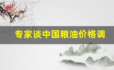 专家谈中国粮油价格调整-专家谈中国粮油价格调整的原因
