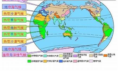 世界各种气候的分布_世界各种气候分布