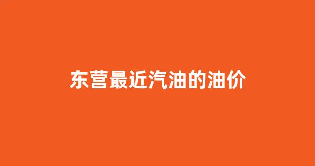 东营汽油最新出厂价格_东营最近汽油的油价