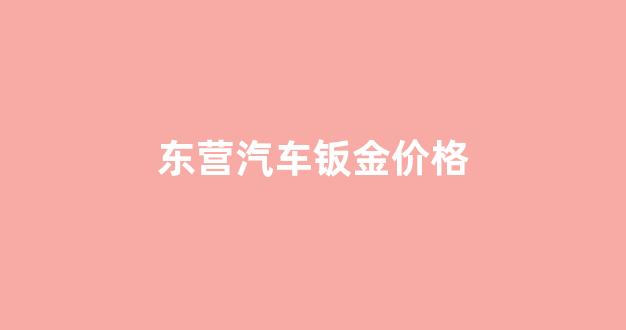 东营汽车钣金价格_汽车钣金电话