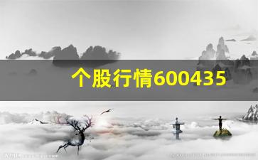 个股行情600435(个股行情查询)_https://www.kairu168.com_大商所_第1张
