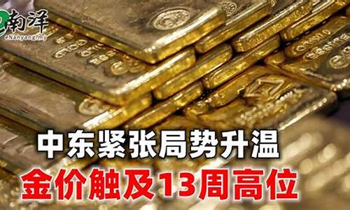 中东黄金的局势_中东局势恶化金价