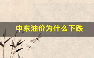 中东油价上涨-中东油价为什么下跌