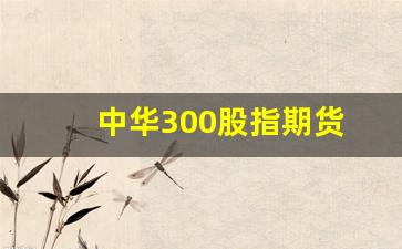 中华300股指期货(中华股票价格今日行情)_https://www.gfdzclz.com_北交所_第1张
