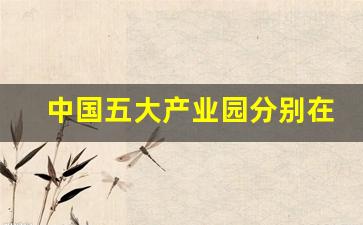 中国五大产业园分别在哪里(五大产业是哪五大)_https://www.gzyhshgzzx.com_上期所_第1张