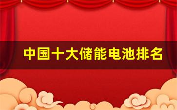中国十大储能电池排名前十(中国储能电池市场分析报告)_https://www.haiwangdasha.com_上期能源_第1张