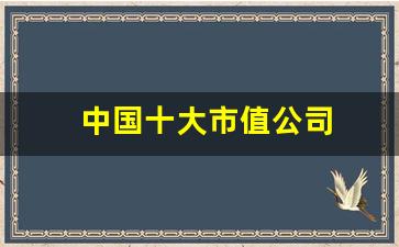 中国十大市值公司(中国十大市值公司有哪些)_https://www.huakunhengjia.com_期货资讯_第1张