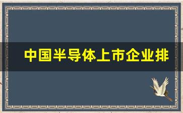 中国半导体上市企业排名(中国半导体上市企业排名)_https://www.jyywjc.com_股票_第1张