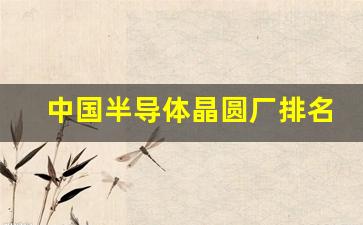 中国半导体晶圆厂排名(中国十大芯片制造厂)_https://www.hhem8.com_北交所_第1张