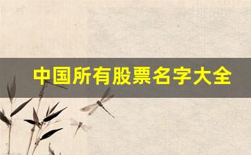 中国所有股票名字大全(国内所有股票名字)_https://www.eamstsz.com_创业板_第1张
