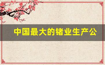 中国最大的锗业生产公司(中国最大的锗业生产公司是)_https://www.fzdzcxj.com_上交所_第1张