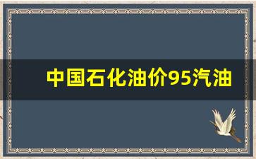 95汽油中国石化今日油价-中国石化油价95汽油价
