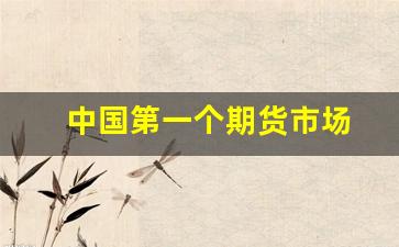 中国第一个期货市场(我国第一个期货交易市场)_https://www.xzdzchf.com_创业板_第1张