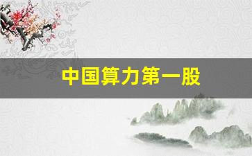 中国算力第一股(算力一览)_https://www.gfdzclz.com_深交所_第1张