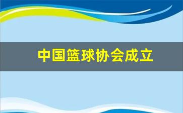 中国篮球协会成立-中国篮球协会成立于2014年