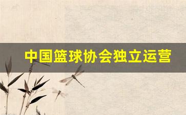 中国篮球协会独立运营-中国篮球协会组织架构