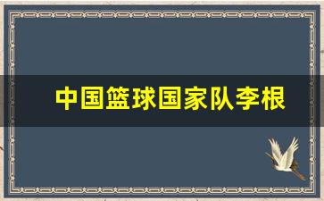 中国篮球国家队李根-男蓝李根