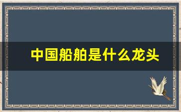 中国船舶是什么龙头