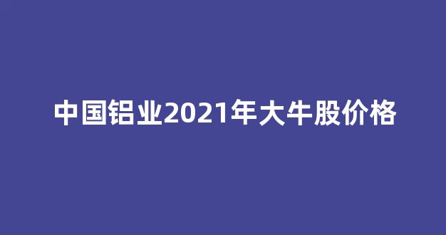 中国铝业2021年大牛股价格(中国铝业2021年大牛股价格走势)_https://www.nalian8.com_深交所_第1张