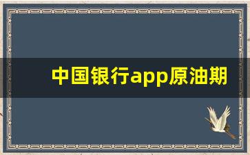 中国银行app原油期货(国际原油期货app下载)_https://www.fzdzcxj.com_北交所_第1张