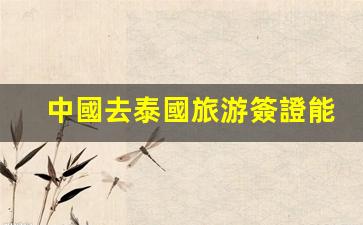 中國去泰國旅游簽證能待多少天(中國去泰國是落地簽嗎)