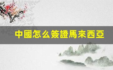 中國怎么簽證馬來西亞(中國人到馬來西亞簽證可以逗留多長時間)