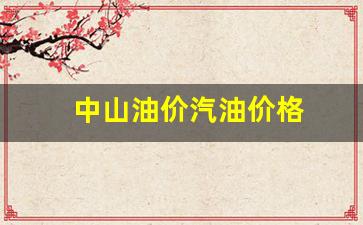 中山油价汽油价格-中山汽油价格调整最新消息