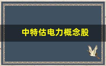中特估电力概念股(中特电炉)_https://www.huakunhengjia.com_期货资讯_第1张