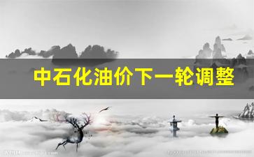 中石化油价调整时间-中石化油价下一轮调整