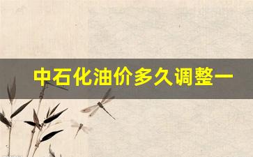 中石化油价多久调整一下-中石化油价上涨多少