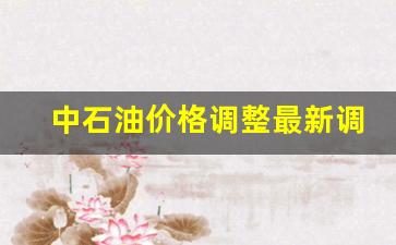 中石油价格调整最新调整-中石油油价价格调整
