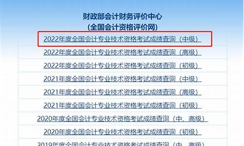 中级会计考试分数查询_中级会计考试 成绩