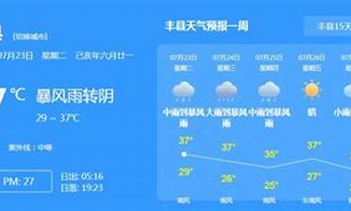 丰县天气预报15天气报_丰县天气30天