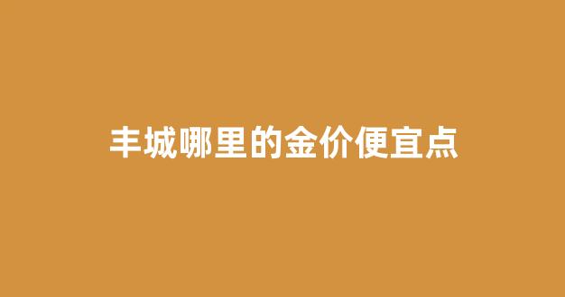 丰城市废旧金属回收市场在哪里_丰城哪里的金价便宜点